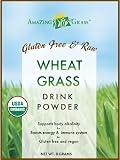 Amazing Grass Organic Wheat Grass Drink Powder, 15-Count Packets
