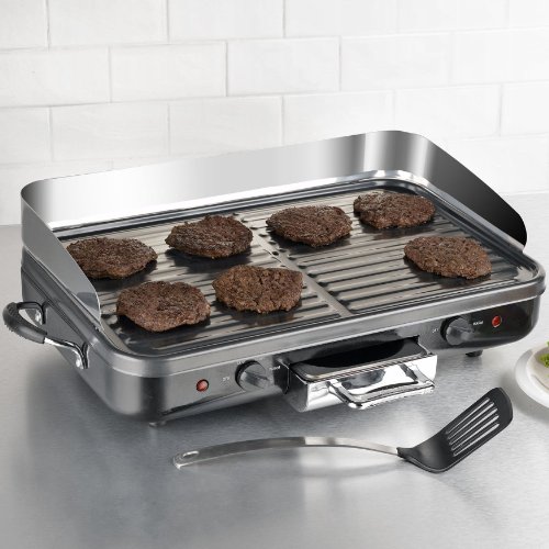 Brylane Home Indoor Electric Grill (STAINLESS STEEL,0)