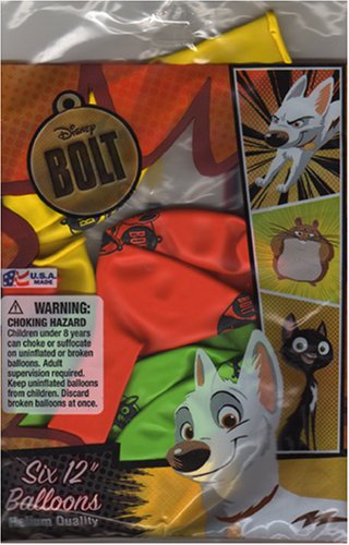 Disney Bolt Balloons - Package of 6