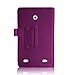 Infiland Folio PU Leather Case Smart Fit Cover For 7inch LG G PAD 7.0 V400 / LTE V410 / VK410 / UK410 Tablet Only (7inch LG G PAD 7.0 V400,Purple)