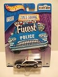 Mattel Hot Wheels 2001 1:64 Scale Black & White Limited Edition Ford Crown Victoria New York Times Square Die Cast Police Car
