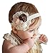 Qandsweet Baby Girl's Beautiful Rose Flower Hairbands (5pack)