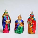 Blown-Glass Ornaments - Wise Men, Box Set of 3