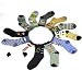 Baby Toddler Boys Age 2-4 Years Cotton 12 Pairs Crew Mid Calf Socks Set Size 6-8