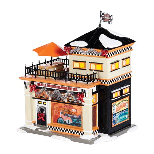 HarleyÂ® Racing Headquarters | Department 56 Lighted Building (4036563)