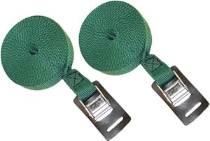 Malone 15 Feet Canoe and Kayak Cam Buckle Load Straps, 2 Pack