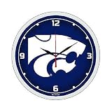 Kansas State Wildcats NCAA Round Wall Clock