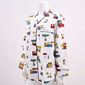 (ジェラートピケ)gelato pique レディース 【PEANUTS】ネルシャツ ジェラピケ(WH-ホワイト、Free)