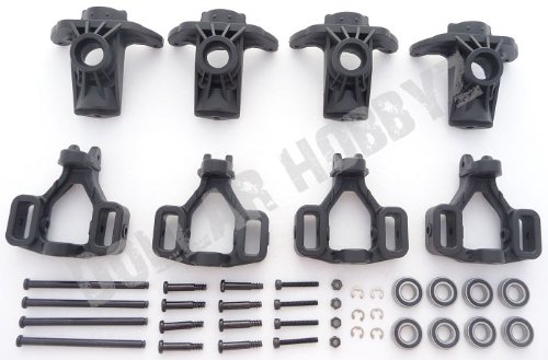 New HPI Savage X SS 4.6 AXLE CARRIERS & BEARINGS & Hubs (uprights