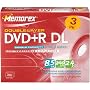 Memorex 2.4x 8.5 GB Double Layer DVD+R Pack (3 Discs)