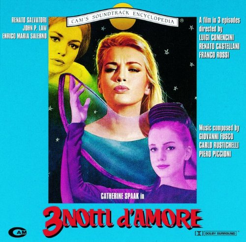 愛してごめんなさい ( 3 Notti d'Amore) (Three Nights of Love) Carlo Rustichelli Piero Piccioni Giovanni Fusco