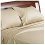 Divatex  260-Thread-Count 100% Cotton Stripe King Sheet Set with Bonus Standard Pillowcases, Linen