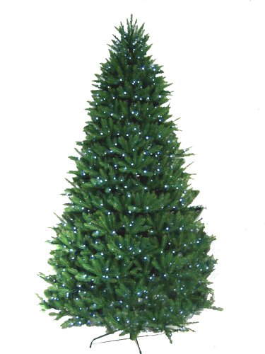 GKI/Bethlehem Lighting 7-1/2-Foot Regal Christmas Tree Pre-Lit with Clear LED Mini Lights