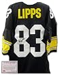 Louis Lipps Pittsburgh Steelers NFL Hand Signed Authentic Style Home Black Jersey