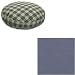 O'Donnell Original Snoozer Round Pillow Dog Bed (A cool medium blue. , Small: 25in)