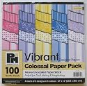 COLOSSAL VIBRANT PAPER PACK (12" x 12")