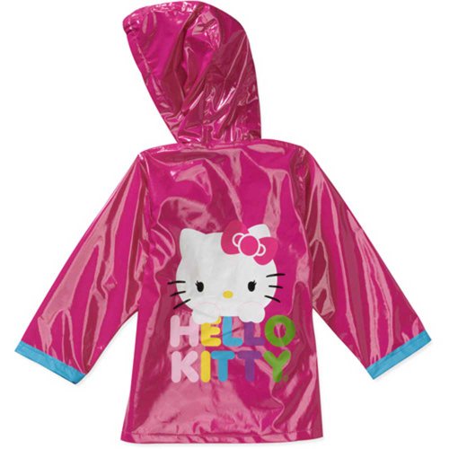 Sanrio Hello Kitty Girl's Pink Rain Coat - Sizes 2T 3T 4T