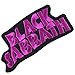 Patch Cube Black Sabbath Heavy Metal Punk Rock Band Iron on Patches, 2 by 4.5-Inches