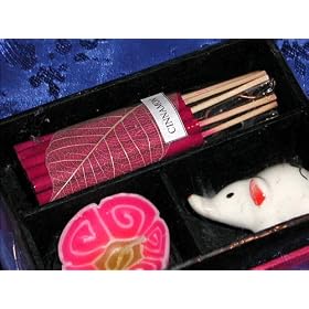 TROPICAL AROMATHERAPY CINNAMON MINIATURE ELEPHANT INCENSE & CANDLE GIFT 2 BOX SET