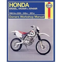 Honda XR250L,XR250R,& XR400R Owners Workshop Manual: 1986-2003