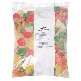 Haribo Gummi Candy, Fruit Salad, 5-Pound Bag