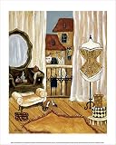 French Boudoir II Categories Art Poster Print by Krista Sewell, 10x12
