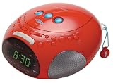 Sony ICF-CD831 PSYC Clock Radio/CD Player (Red)
