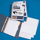 Insertable Ring Book Indexes, 5 Tabs, 11 x 8 1/2, Clear (KLF44005)