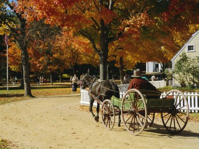 Old Sturbridge Village, a History Museum Recreating 1830s Life, Massachusetts