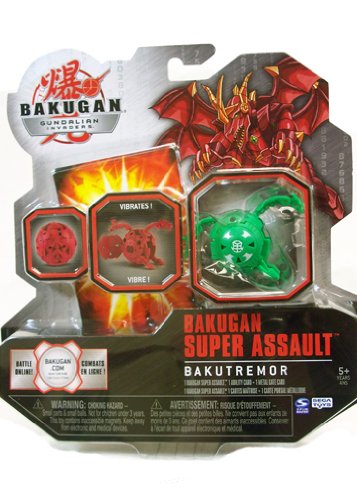 BAKUGAN - BAKUTREMOR 950G Ventus (Green) QUAKE DRAGONOID - AUTHENTIC 950G (W/ DNA Code) - Super Assault - Factory Sealed