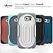 Vena Galaxy S6 Rugged Case, [vArmor] Ultimate Protection [Slim | Heavy Duty] Hybrid Case Cover for Samsung Galaxy S6 (Dark Gray/Blue)