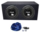 51NMTw3fp6L. SL160  Package: Pair of  Brand New Pioneer Tsw253r 10 2000 Watt Top of the Line Subwoofers + Atrend Dual 10 Mdf Subwoofer Enclosure + Dual Enclosure Wiring Kit with 14 Gauge Speaker Wire + Screws + Spade Terminals