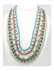 Cotton Necklace In Zinc
