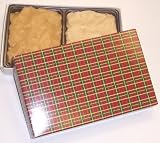 Scott's Cakes Vanilla and Maple Fudge Combo 1 lb. Christmas Plaid Box