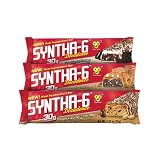 BSN Syntha-6 Decadence Bar, Chocolate Caramel Pretzel, 12 Count