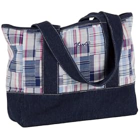 Levi's Girls  Peek A Plaid Tote