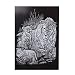 Imported Foil Engraving Art Boards Scraper Picture Board Kids DIY Crafts Silver Lions RS.335.00