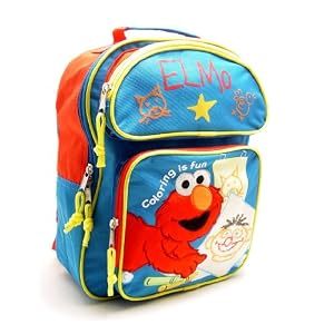 Back to School Super Saving - Sesame Street Elmo Medium Size Backpack by Disney