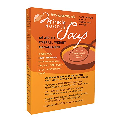 Miracle Noodle Weight Management Soup, Zesty Southwest Lentil, 11.7 Ounce
