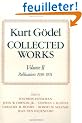 Kurt G�del: Collected Works: Volume II: Publications 1938-1974