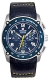 Swiss Military Hanowa Men's Cervin Blue Dial Leather Strap Watch #06-4046-04-003