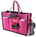 Periea Handbag Organiser LARGE 11 Compartments Bright Pink - Kristine