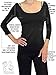Perfect Balance Fitness Top - Patented Athletic Shirt with Built-in Shelf Bra