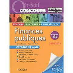 Finances publiques Cat�gories A et B : Fonction publique