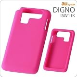 レイ・アウト au by KDDI DIGNO ISW11K用スリップガードシリコンジャケット/ラズベリー RT-ISW11KC2/P