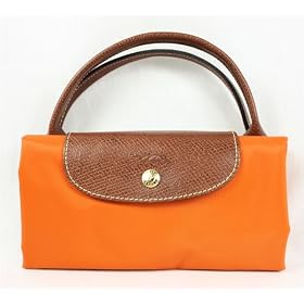 Longchamp Pliages Mandarine Large Duffle Bag Purse