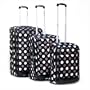 CalPak Monte Carlo Expandable 3-Piece Luggage Set - Black
