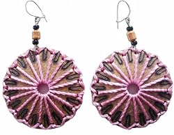 Handmade South American Organic Earrings - Made From Coconut