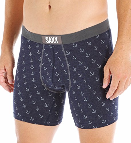 SAXX Vibe Boxer Brief, XL, Anchor Navy