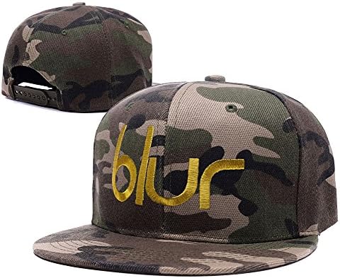 YTENG BLUR Band Logo Embroidery Camouflage Cap Camo Snapback Hat